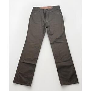 Jhane Barnes Jeans Men’s 34 Brown Ribbed Straight Leg Cotton Comfort & Style